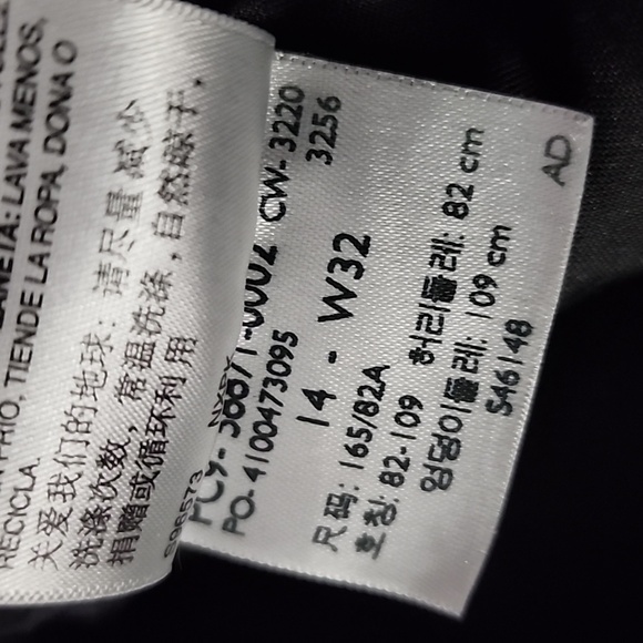 Signature Levi High Rise Bootcut Black Jeans Size 14 - Picture 6 of 6